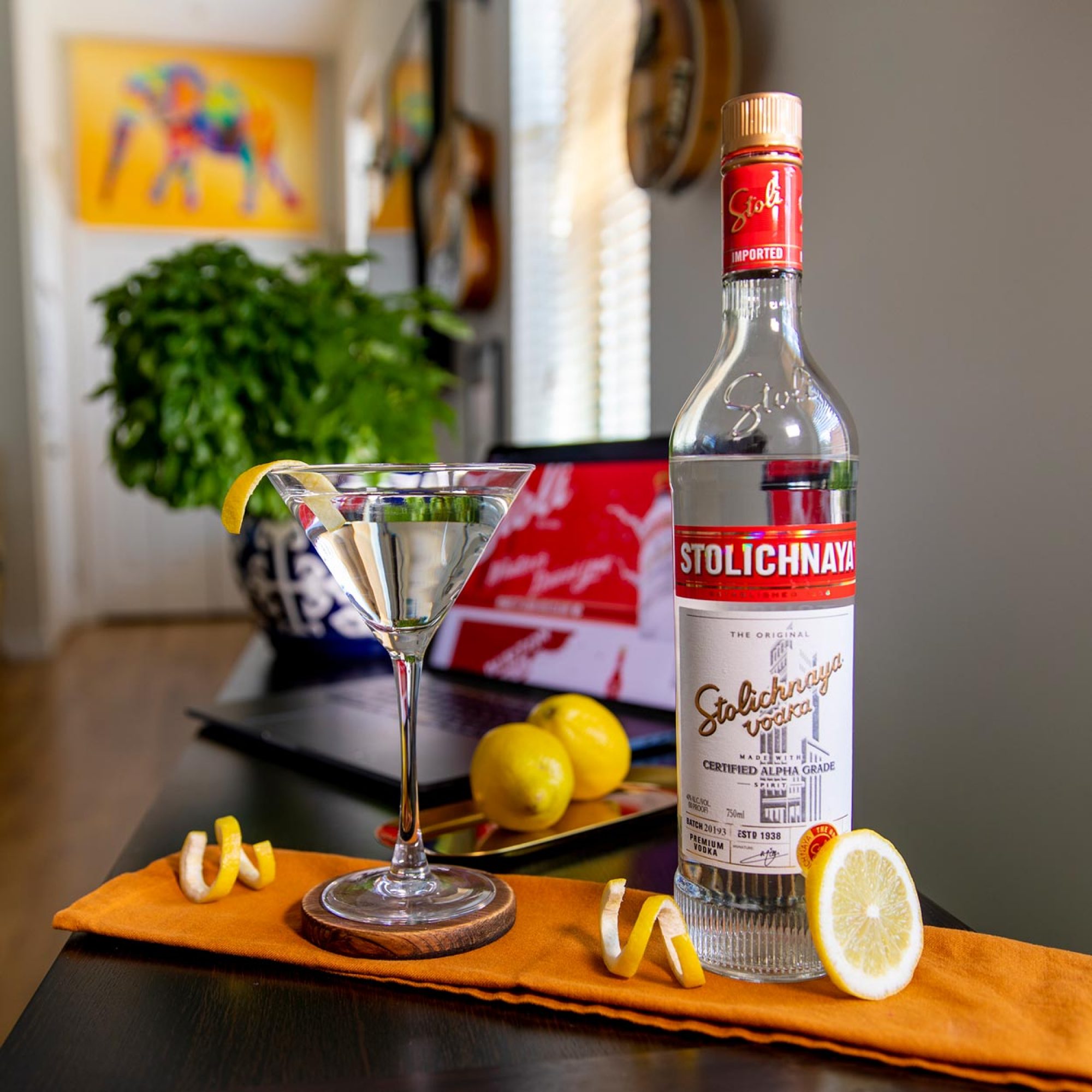 Stoli martini at home